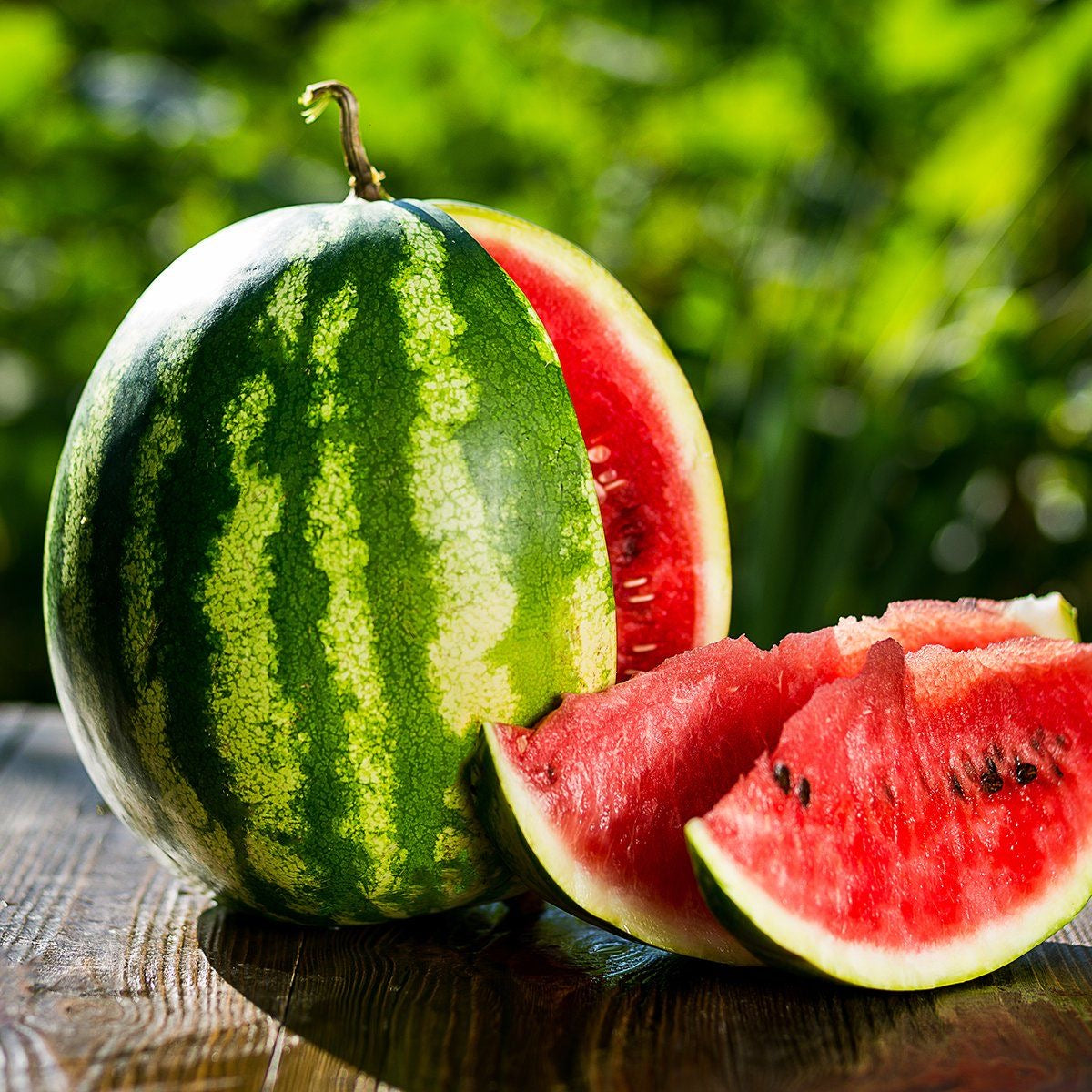 Watermelon seeds striped