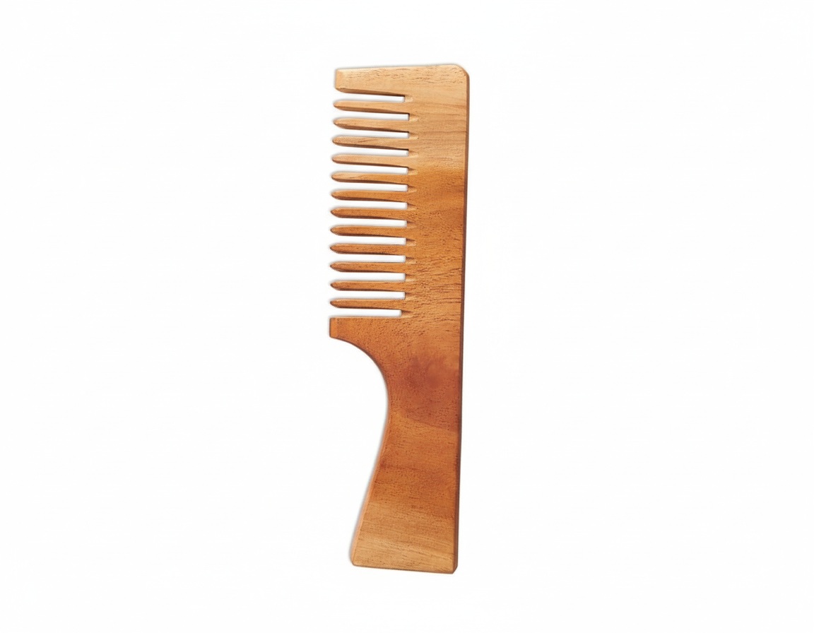 Neem Wooden Comb for Men & Women | Reduces Hair Fall, Dandruff & Promotes Healthy Hair