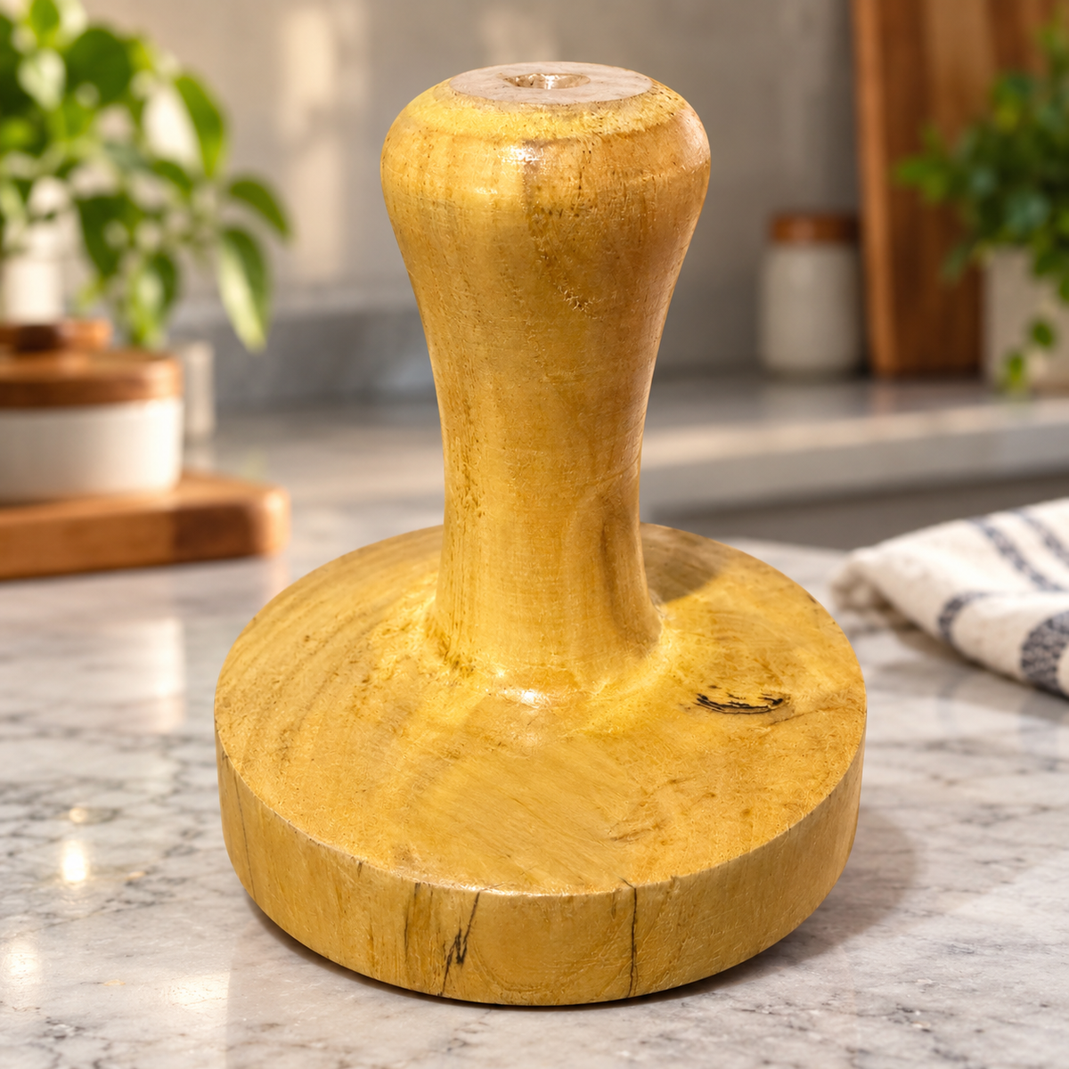 Wooden Potato Masher | Natural Wood Kitchen Tool