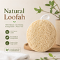 🌿 Natural Loofah Body Scrubber – Eco-Friendly Bath Sponge