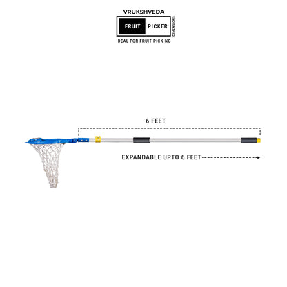 Fruit Picker with Telescopic Rod