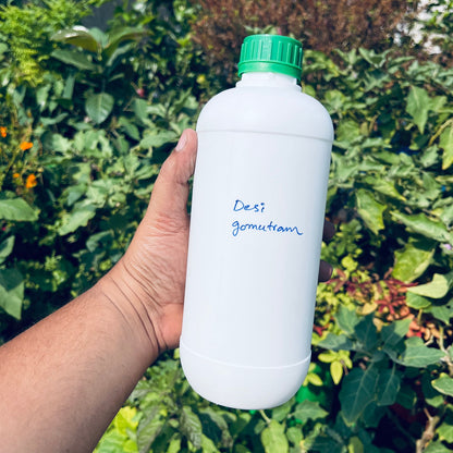 Pure Desi Gomutra – 1 L (1000ml) | Natural Growth Booster & Pest Repellent for Plants