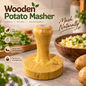 Wooden Potato Masher | Natural Wood Kitchen Tool